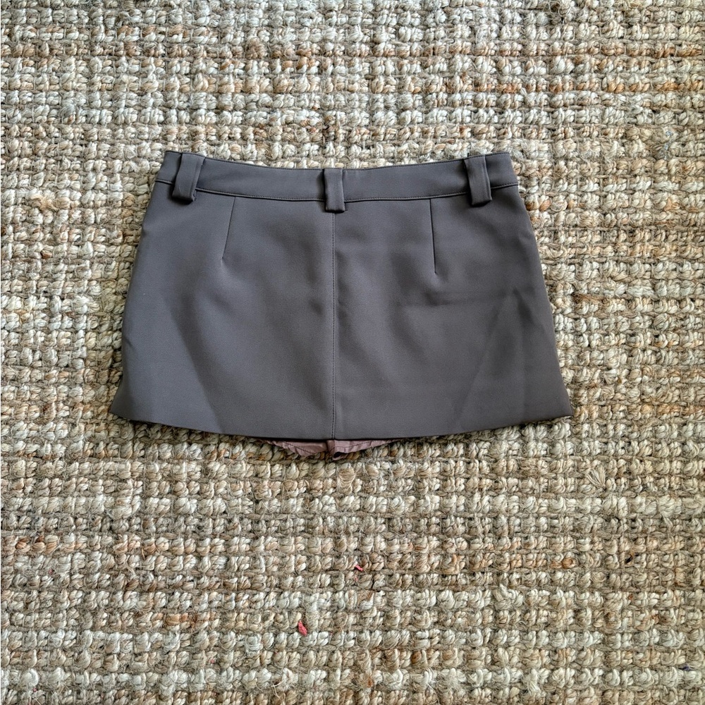 Missguided Brown Mini Skirt - Picture 2 of 4